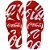 Chinelo Coca Cola Davis 24/25 Feminino Vermelho - Imagem 1