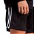 Bermuda Adidas 3 Stripes French Terry Masculina Preto Branco - Imagem 3