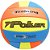 Bola Poker Oficial Vôlei Training Neon Azul Amarelo Laranja - Imagem 1
