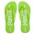 Chinelo Coca Cola 1886 Feminino Verde Verde - Imagem 1