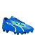 Chuteira Puma Campo Ultra Play Masculina Azul Verde Branco - Imagem 2