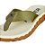 Chinelo Kenner Megah Tratorado Unissex Creme Marrom - Imagem 3