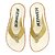 Chinelo Kenner Megah Tratorado Unissex Creme Marrom - Imagem 1