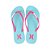 Chinelo Hurley Icon HU0010 Azul Claro Pink - Imagem 1