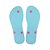 Chinelo Hurley Icon HU0010 Azul Claro Pink - Imagem 5