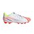 Chuteira Adidas Campo Predator Edge 4 Infantil Branco Azul Laranja - Imagem 1