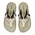 Chinelo Kenner Megah L7 Plus Unissex Bege Marrom - Imagem 1