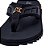 Chinelo Kenner Kivah Full Force Unissex Preto Preto Dourado - Imagem 3
