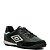 Chuteira Umbro Society Speciali Masculina Preto Branco Azul - Imagem 2