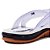 Chinelo Kenner X Level Unissex Branco Preto Marrom - Imagem 3