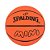 Mini Bola Basquete Spalding Laranja Preto - Imagem 1