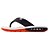 Chinelo Kenner Rakka Original Masculino Branco Preto Laranja - Imagem 2
