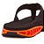 Chinelo Kenner Rakka Infantil Preto Laranja - Imagem 3