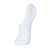 Meia Pucket Sapatilha Invisível Masculina Branco - Imagem 1