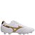 Chuteira Mizuno Campo Morelia Club Masculina Branco Dourado - Imagem 1