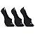 Kit Meia Olympikus C/3 Pares Ultra Invisível Preto 39-44 - Imagem 1