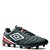 Chuteira Umbro Campo Attak Eternal Masculina Preto Vermelho - Imagem 2
