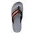 Chinelo Olympikus Creta Masculino Cinza Coral - Imagem 3