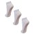 Meia Puket Sapatilha Tripack Branco - Imagem 1