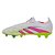 Chuteira Adidas Predator League Campo Branco/Rosa/Amarelo - Imagem 6