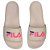 Chinelo Fila Slide Drifter Bold Bege Rosa - Imagem 1
