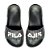 Chinelo Fila Drifter Basic Infantil Preto Branco - Imagem 1