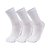 Kit Meia Under Armour Cano Alto Core Cotton Crew 3 Pares Branco - Imagem 1