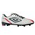 Chuteira Umbro Fifty IV Campo Masculina Branco Preto Vermelho - Imagem 1