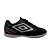 Chuteira Umbro Futsal Techno II Masculina Preto Prata Azul - Imagem 1