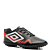 Chuteira Umbro Society Prima+ Infantil Preto Coral Cinza - Imagem 2