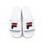Chinelo Fila Drifter Basic - Slide - Masculino - Branco, Vermelho e Azul - Imagem 1