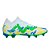 Chuteira Puma Campo Future Match Neymar Jr Masculina Branco Verde Azul - Imagem 1