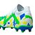 Chuteira Puma Campo Future Match Neymar Jr Masculina Branco Verde Azul - Imagem 4