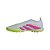Chuteira Adidas Society Predator Club Sem Cadarços Branco Rosa Verde - Imagem 7