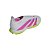 Chuteira Adidas Society Predator Club Sem Cadarços Branco Rosa Verde - Imagem 6