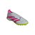 Chuteira Adidas Society Predator Club Sem Cadarços Branco Rosa Verde - Imagem 5