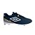 Chuteira Umbro Campo Attak Eternal Masculina Marinho Branco Dourado - Imagem 1