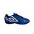 Chuteira Umbro Society Orbit Masculina Azul Branco - Imagem 1