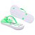 Chinelo Coca-Cola Power Of Color Feminino Branco Verde Neon - Imagem 3