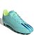 Chuteira Adidas Campo X Speedportal.4 Infantil Azul Verde - Imagem 2