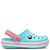 Sandália Crocs Crocband Clog Infantil Azul Rosa - Imagem 6
