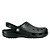 Sandália Crocs Classic Clog Unissex Preto Branco - Imagem 1