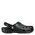Sandália Crocs Classic Clog Unissex Preto Branco - Imagem 1