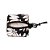 Necessaire Farm Caçula Copacabana Preto Branco - Imagem 3