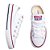 Tênis Converse All Star Chuck Taylor Infantil Branco Vermelho - Imagem 3