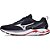 Tênis Mizuno Wave Dynasty 6 Masculino Preto Azul Vermelho - Imagem 2