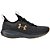 Tênis Under Armour Charged Slight 2 Masculina Preto Cinza Dourado - Imagem 1