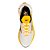 Tênis Reebok Floatzig 1 Masculina Branco Amarelo - Imagem 3