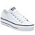 Tênis Converse All Star Chuck Taylor Platform Lift OX Feminino Branco Preto - Imagem 2