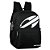Mochila Mormaii MOR0271 Unissex Preto Branco - Imagem 1